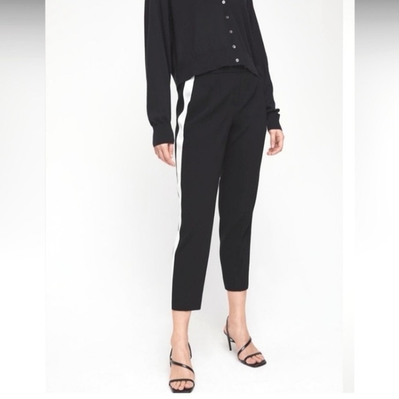 Aritzia Babaton blue straight leg high waist throusers size 4 - Picture 2 of 10